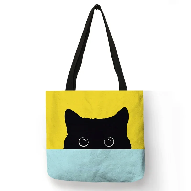 Cute Cat Paw Print Tote Bag 14 S03a597de22a640678e8682861fddb330e