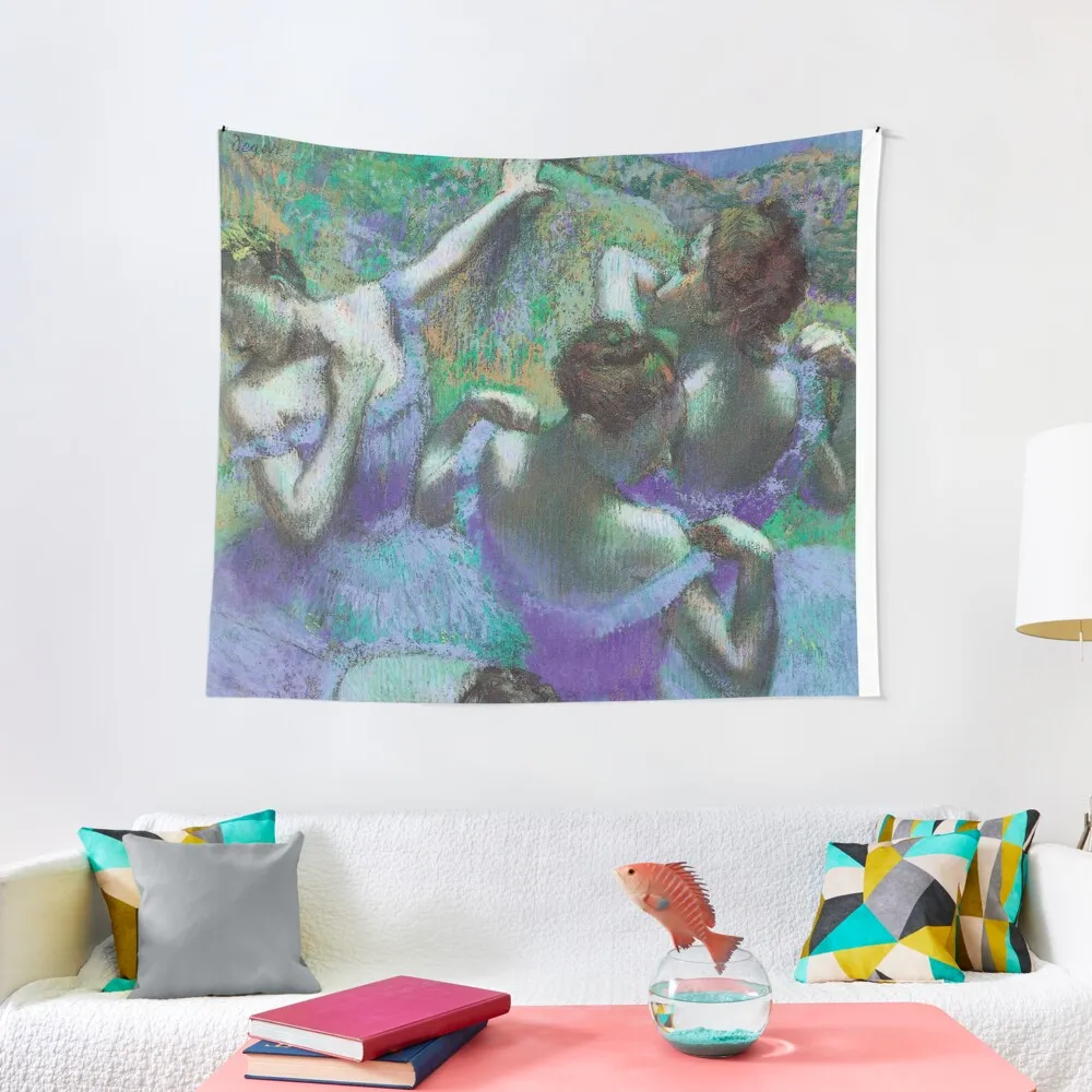 

Blue Dancers is a pastel by Edgar Degas Tapestry Decoration Wall House Decorations Japanese Room Decor Wall Decoration