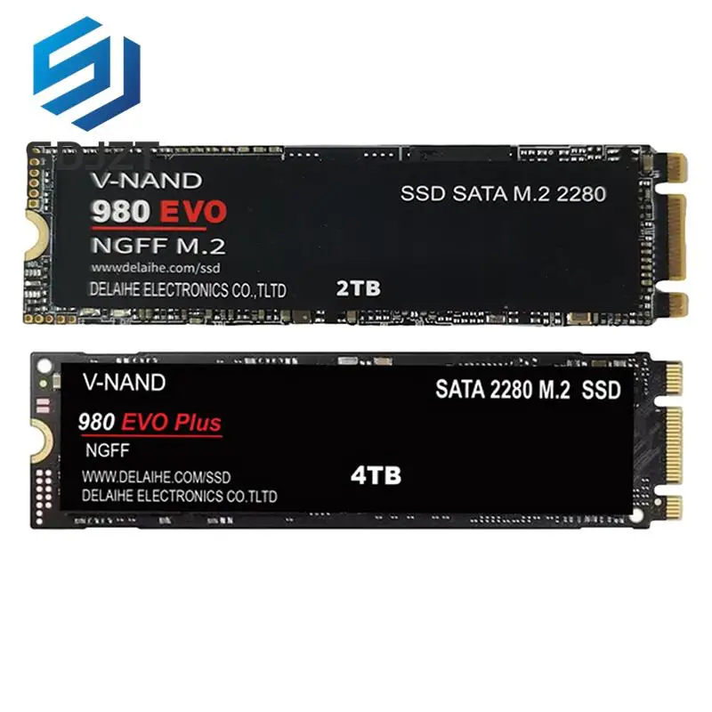 New 1pc M.2 SSD M2 NVME Internal Solid State Drive 980 2TB 4TB Hdd Hard Disk 980 EVO NGFF M.2 2TB For Laptop Desktop PC Computer
New 1pc M.2 SSD M2 NVME Internal Solid State Drive 980 2TB 4TB Hdd Hard Disk 980 EVO NGFF M.2 2TB For Laptop Desktop PC Computer
