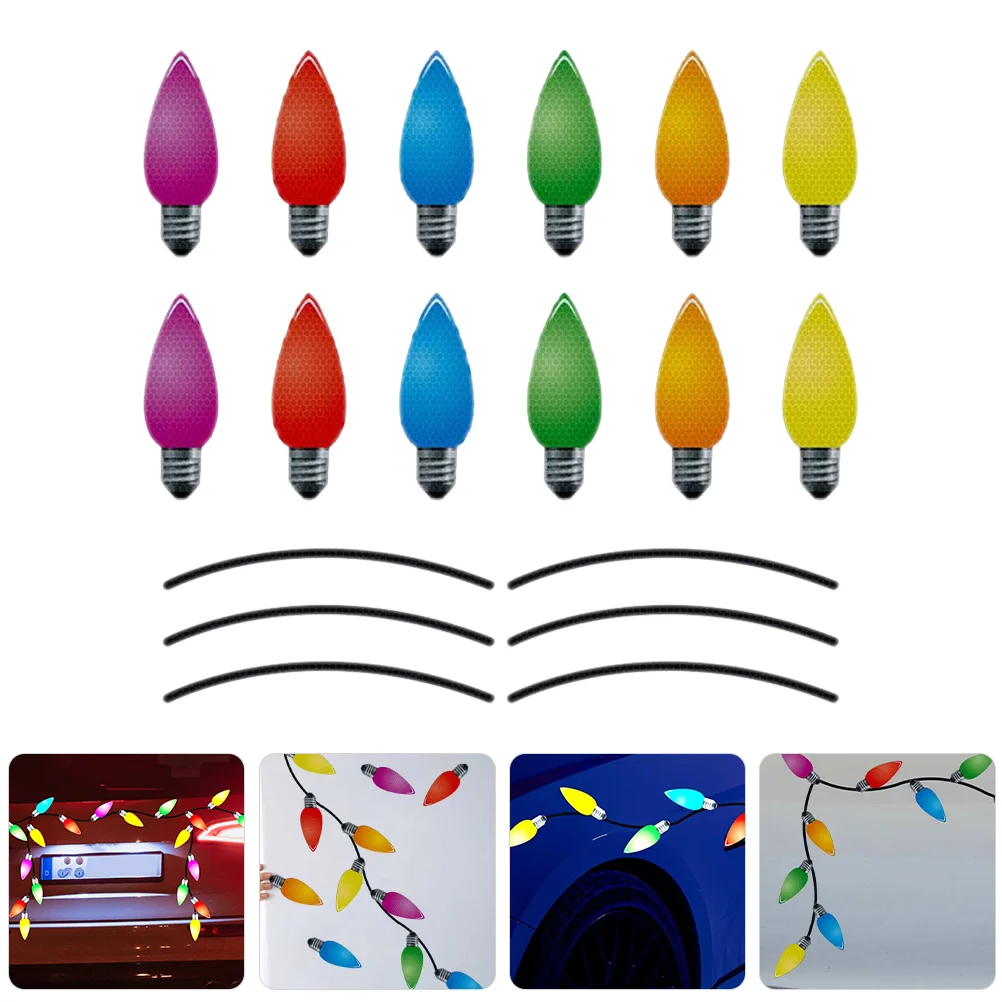 Christmas Car Bulb Magnet Xmas Holiday Christmas Lights Bulb Magnet Reflective Material Sticker Car Decor
Christmas Car Bulb Magnet Xmas Holiday Christmas Lights Bulb Magnet Reflective Material Sticker Car Decor
