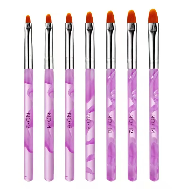 7pcs Nail Art Brushes Set for UV Gel Poly Extension Gel Nail Art Tips Builder Nail Manicure Tools for DIY Home and Salon Use
7pcs Nail Art Brushes Set for UV Gel Poly Extension Gel Nail Art Tips Builder Nail Manicure Tools for DIY Home and Salon Use