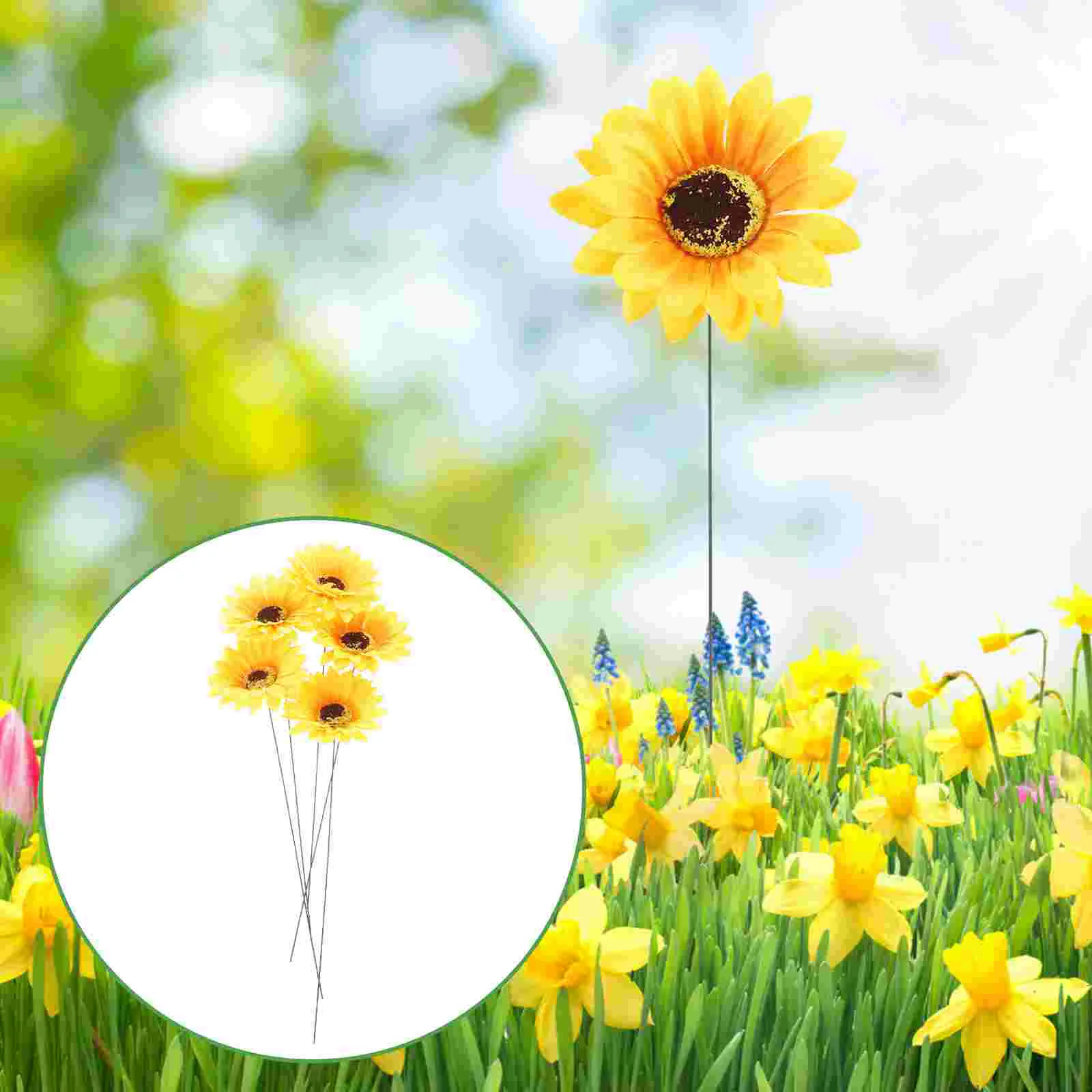 5Pcs Stable Sunflower Stake Garden Yard Sunflower Stable Decor Flower Stake Garden Stake Sign
5Pcs Stable Sunflower Stake Garden Yard Sunflower Stable Decor Flower Stake Garden Stake Sign