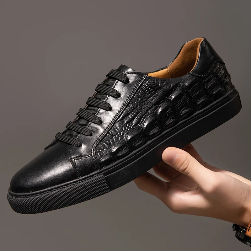 Genuine Leather Casual Shoes men Classic Male Lace-up rubber Footwear Flats Moccasins Leisure Sneakers For Men shoes
Genuine Leather Casual Shoes men Classic Male Lace-up rubber Footwear Flats Moccasins Leisure Sneakers For Men shoes