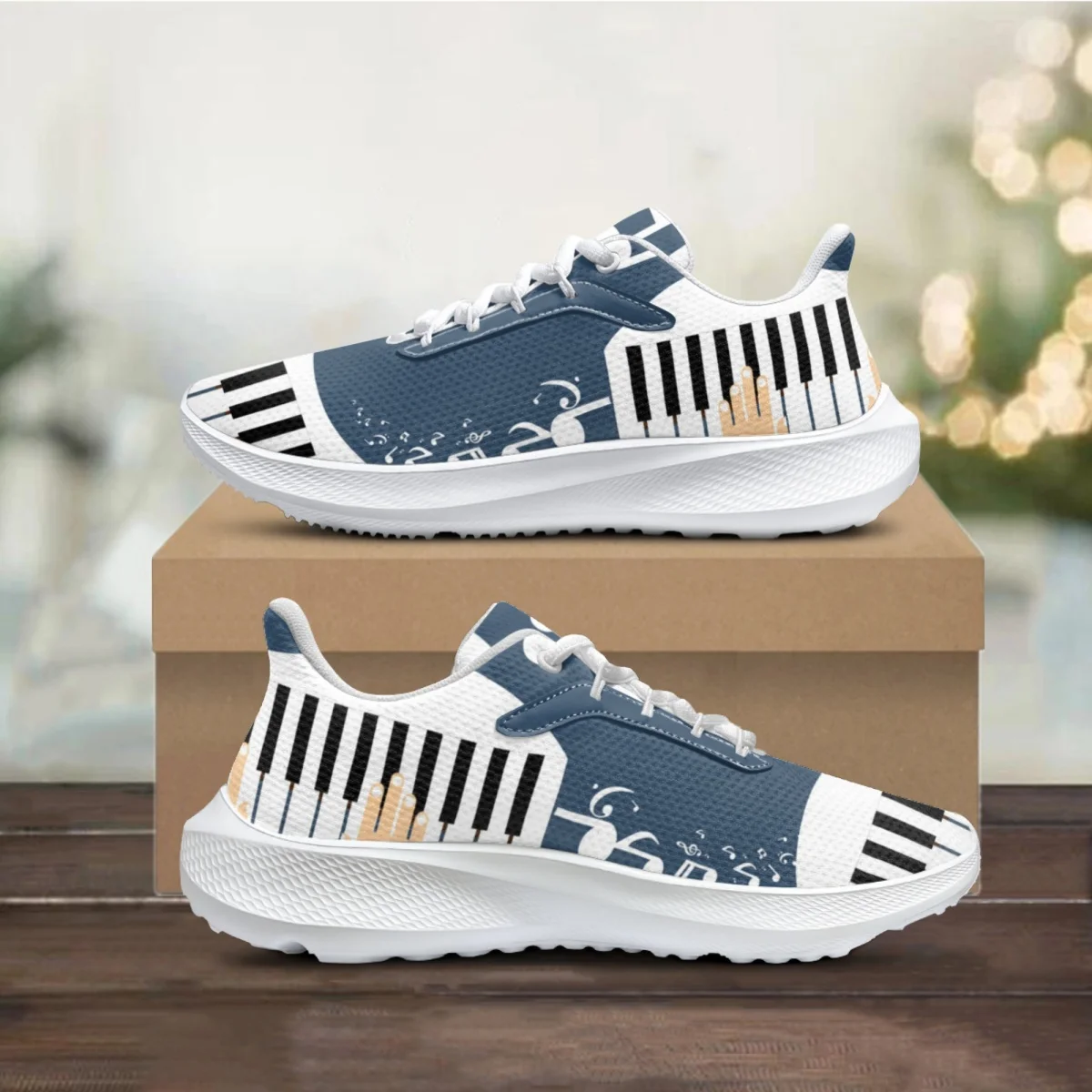 Music Piano Keys Pattern Design Trend Lace-Up Sneakers Sorority Gifts Non-Slip Soft Walking Shoes Party Lightweight Flats Shoes
Music Piano Keys Pattern Design Trend Lace-Up Sneakers Sorority Gifts Non-Slip Soft Walking Shoes Party Lightweight Flats Shoes