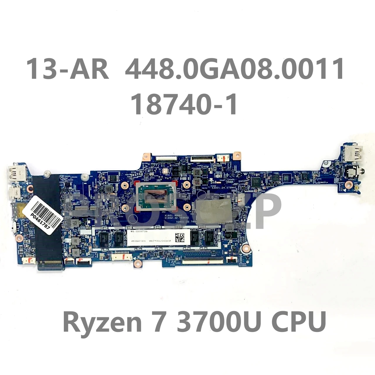 448.0GA08.0011 18740-1 High Quality Mainboard For HP ENVY X360 13-AR Laptop Motherboard With Ryzen 7 3700U CPU 100% Working Well
448.0GA08.0011 18740-1 High Quality Mainboard For HP ENVY X360 13-AR Laptop Motherboard With Ryzen 7 3700U CPU 100% Working Well