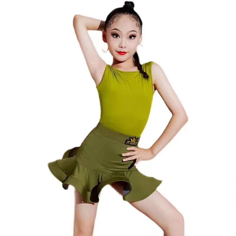 Children Latin Dance Dress New Swing Dance Dress Skirt Fringed Tango Salsa Ballroom Kids Dresses for Girls Costume Competition
Children Latin Dance Dress New Swing Dance Dress Skirt Fringed Tango Salsa Ballroom Kids Dresses for Girls Costume Competition