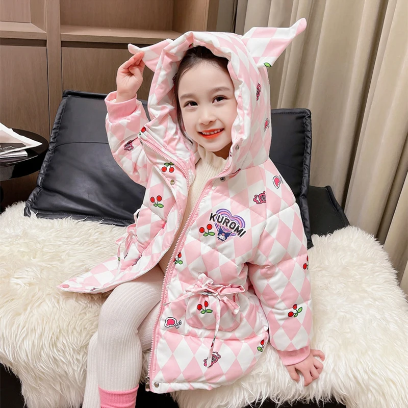 Girls Kuromi Outerwear Y2K Sanrios Thickened Winter Cotton Coat Cute Cartoon Children Cothes Anime Jackets Kawaii Christmas Gift
Girls Kuromi Outerwear Y2K Sanrios Thickened Winter Cotton Coat Cute Cartoon Children Cothes Anime Jackets Kawaii Christmas Gift
