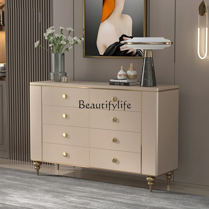 Affordable Luxury Style Modern Minimalist Stone Plate Bedroom Cabinet Living Room Solid Wood Storage Drawer Locker
Affordable Luxury Style Modern Minimalist Stone Plate Bedroom Cabinet Living Room Solid Wood Storage Drawer Locker