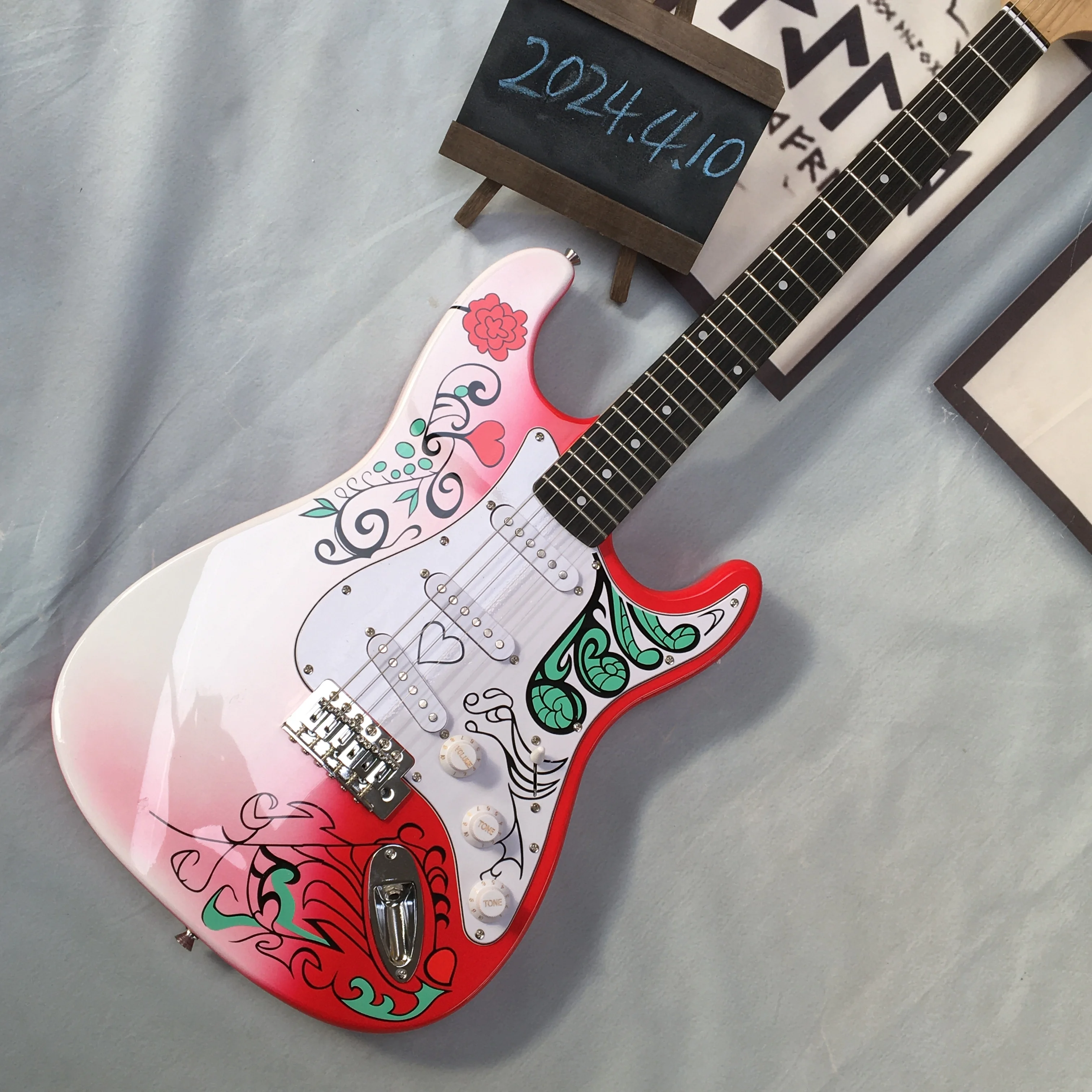 ST Single swing electric guitar body with patterned guitar in stock order immediately shipping guitars guitarra
ST Single swing electric guitar body with patterned guitar in stock order immediately shipping guitars guitarra