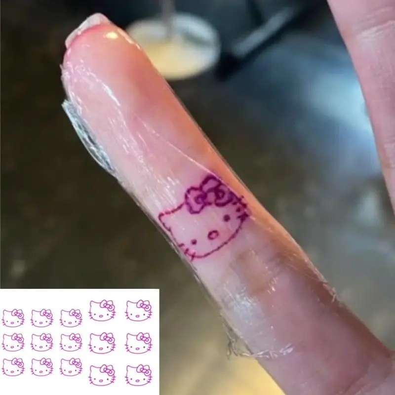 Hello Kitty Sanrio Plush Kawaii Cartoon Cute Finger and Wrist Waterproof Tattoo Stickers Anime Plush Toys for Girl Birthday Gift
Hello Kitty Sanrio Plush Kawaii Cartoon Cute Finger and Wrist Waterproof Tattoo Stickers Anime Plush Toys for Girl Birthday Gift