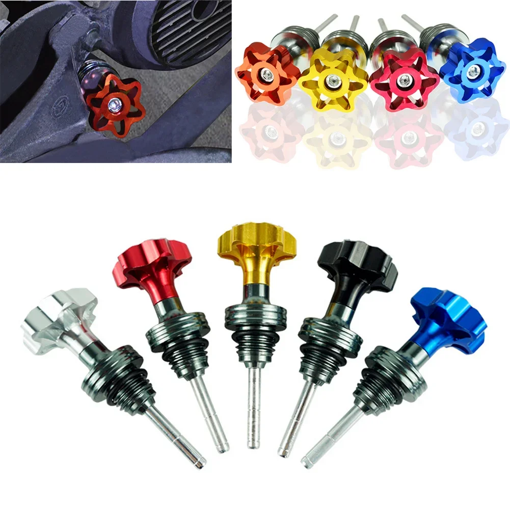 Scooter Motorbike Engine Oil Dipstick Cap Plug Engine Crankcase Oil Level Gauge Motorcycle Colorful Oil Dipstick Filler Cap Plug
Scooter Motorbike Engine Oil Dipstick Cap Plug Engine Crankcase Oil Level Gauge Motorcycle Colorful Oil Dipstick Filler Cap Plug