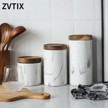 Nordic Marble Storage Jar With Wooden Lid Ceramic Airtight Coffee/tea/candy Living Room Tea Table Jar For Spices Decor Canisters
Nordic Marble Storage Jar With Wooden Lid Ceramic Airtight Coffee/tea/candy Living Room Tea Table Jar For Spices Decor Canisters