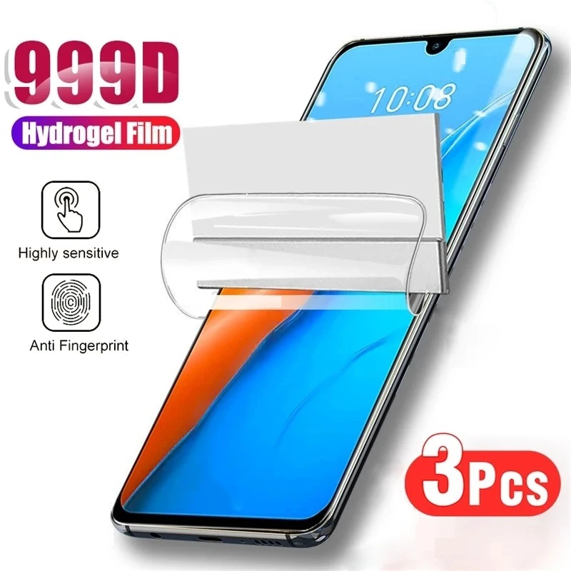 

3PCS For Infinix Hot 20 5G 6.58inch Full Cover Hydrogel Film Screen Protector For Infinix Hot 20 20i 20s 20Play Protective Film