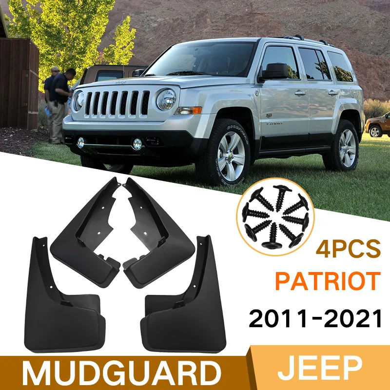 MudFlaps FOR JEEP Patriot 2011-2021 CAR mudguard auto SplashGuards Fender Set Parts FrontRear Automotive Accessories
MudFlaps FOR JEEP Patriot 2011-2021 CAR mudguard auto SplashGuards Fender Set Parts FrontRear Automotive Accessories