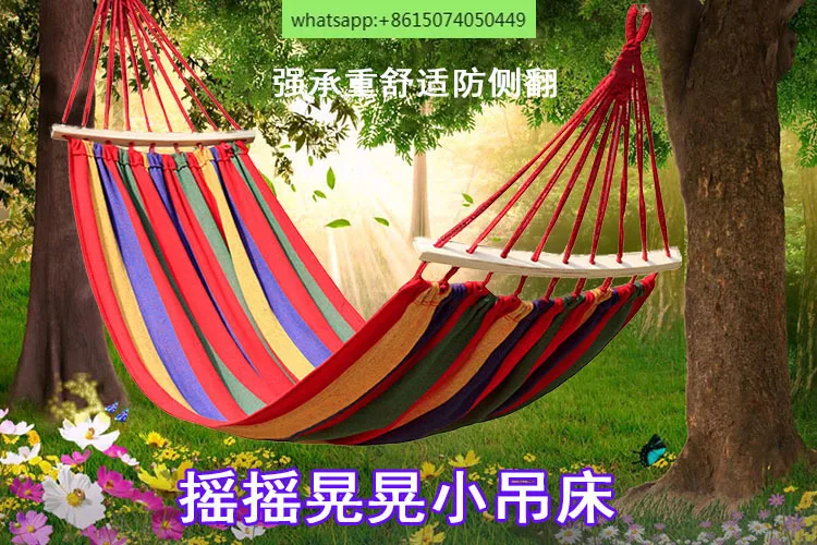 Blue sky outdoors Canvas hammock crescent shaped bar anti rollover hammock. Outdoor equipment
Blue sky outdoors Canvas hammock crescent shaped bar anti rollover hammock. Outdoor equipment