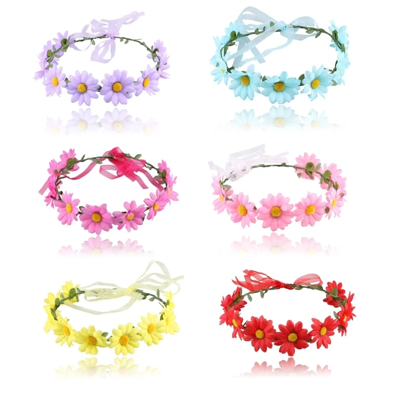 MXMB Wedding Party Bride Hairband Photography Hairband Flower with Adjustable Ribbon for Girls Carnivals Hairband
MXMB Wedding Party Bride Hairband Photography Hairband Flower with Adjustable Ribbon for Girls Carnivals Hairband