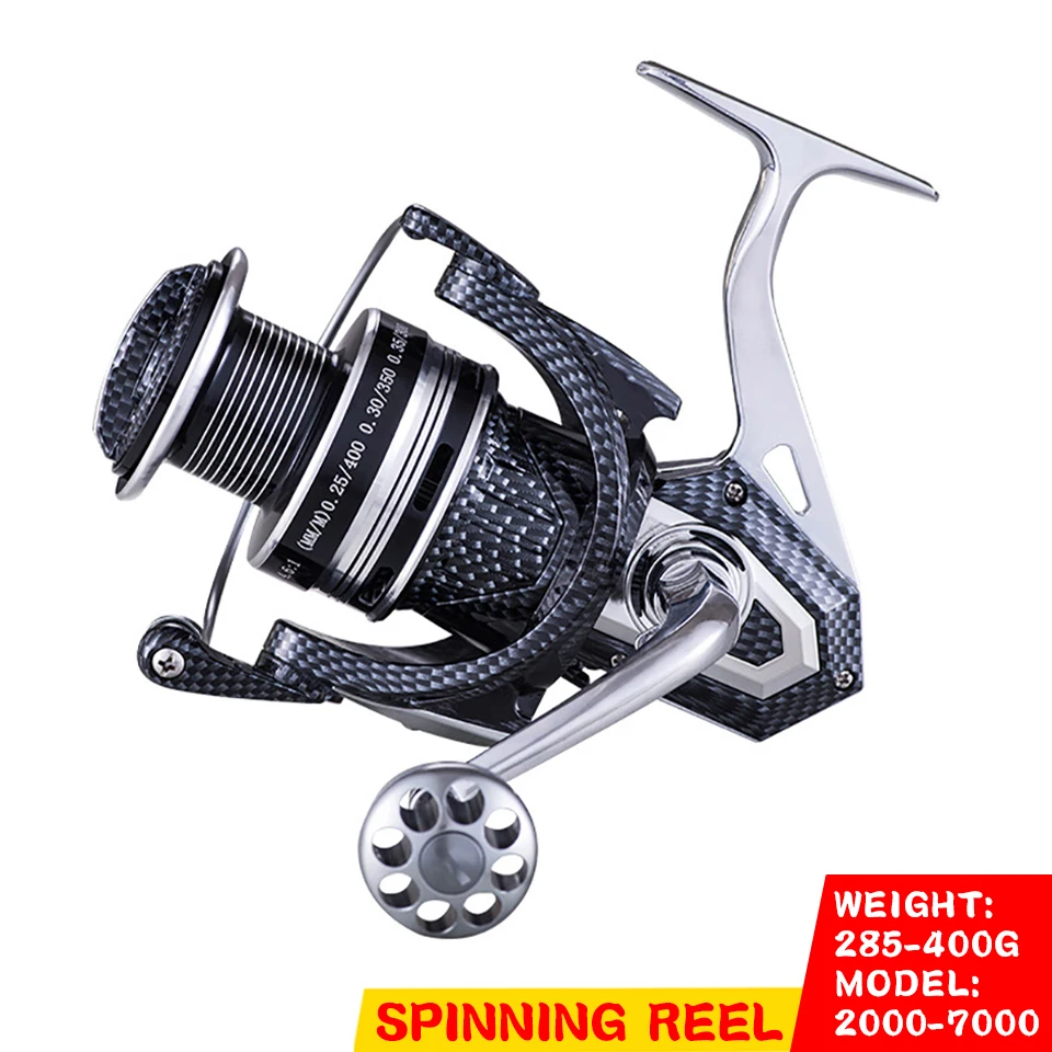 2000-7000 Series Fishing Reel Full Metal Handle Foot Spool 4.6:1 Gear Ratio High Speed Baitcasting Spinning Reel Fishing Tackle
2000-7000 Series Fishing Reel Full Metal Handle Foot Spool 4.6:1 Gear Ratio High Speed Baitcasting Spinning Reel Fishing Tackle