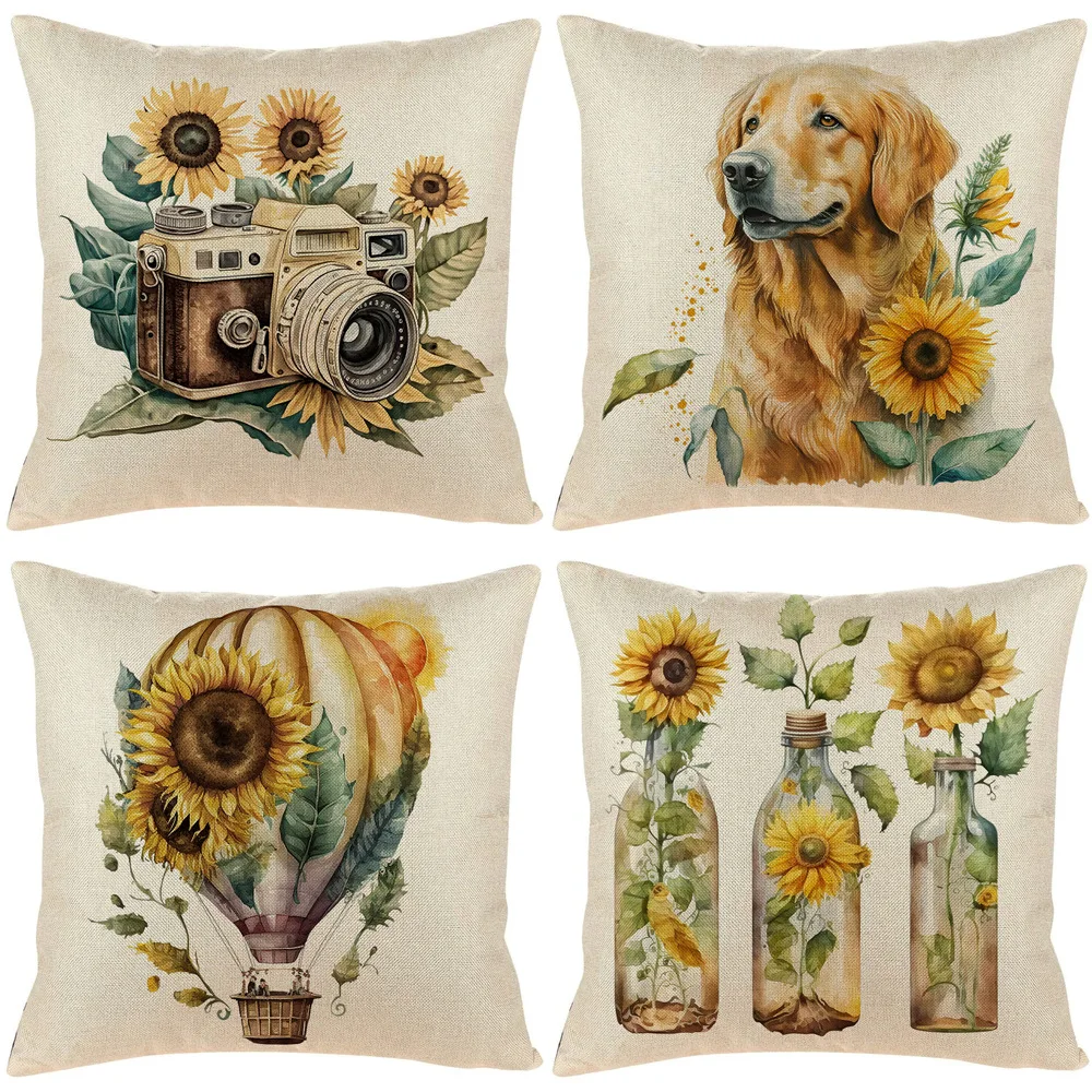 Cut Dog Pillow Cover Spring Sunflower Garden Chair Pillow Case Home Decoration Modern Bed Sofa Pillowcase 40x40 Cm Home Decor
Cut Dog Pillow Cover Spring Sunflower Garden Chair Pillow Case Home Decoration Modern Bed Sofa Pillowcase 40x40 Cm Home Decor