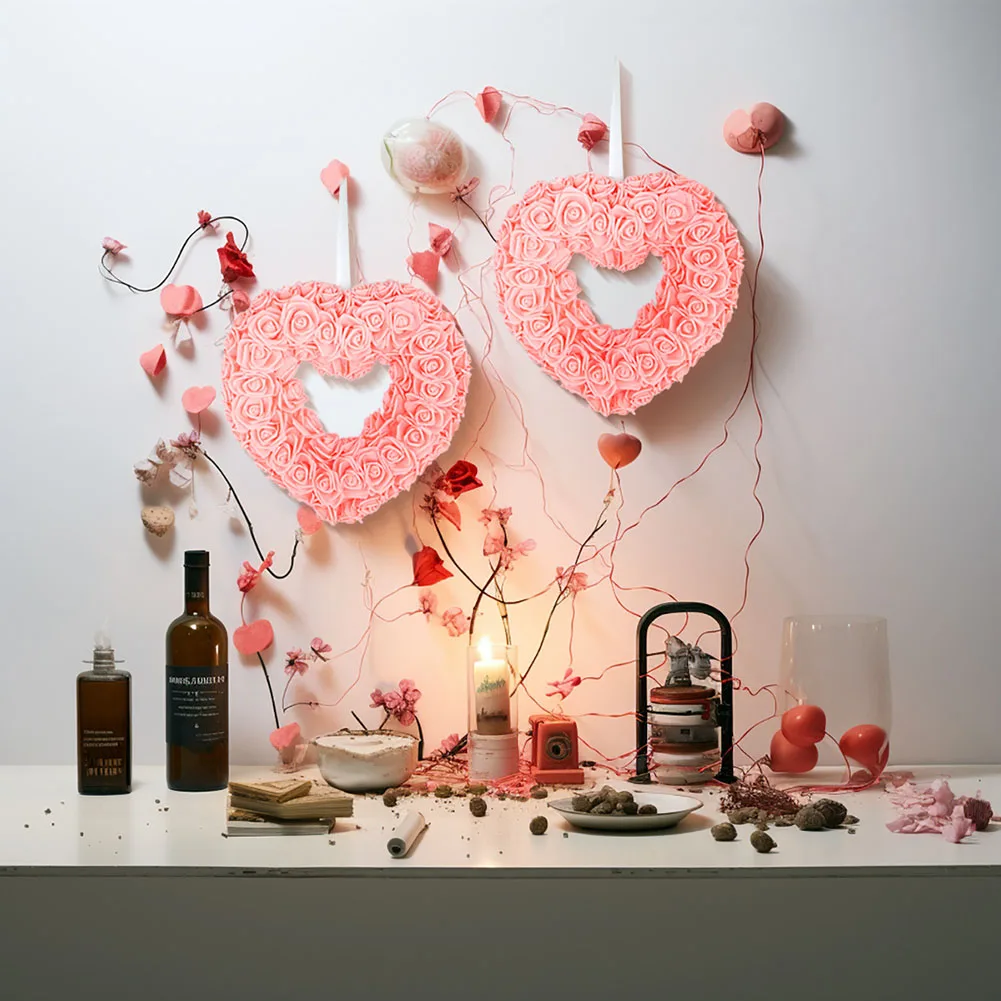1PCS Love Wreath Door Hanging Suitable For Valentine's Day Wedding And Other Parties Decoration 36x36cm 5colors Optional
1PCS Love Wreath Door Hanging Suitable For Valentine's Day Wedding And Other Parties Decoration 36x36cm 5colors Optional