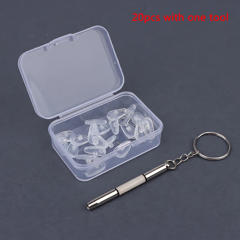 1Set Glasses Nose Pad Set Silicone Airbag Soft Air Glasses Accessories Non-Slip Air Cushion Boles With Screws And Screwdrivers
1Set Glasses Nose Pad Set Silicone Airbag Soft Air Glasses Accessories Non-Slip Air Cushion Boles With Screws And Screwdrivers