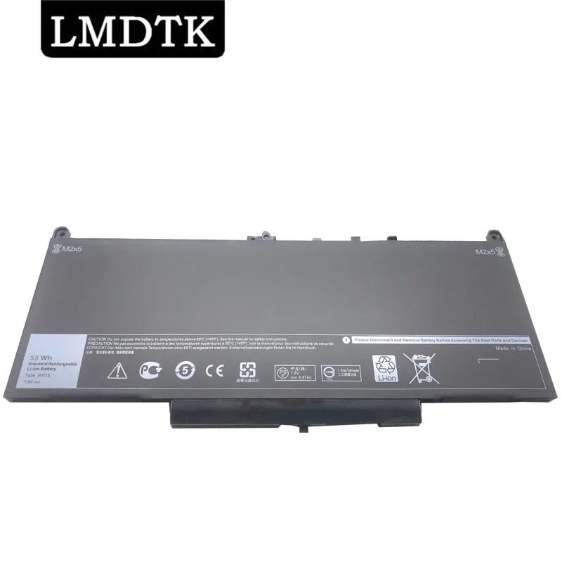 

LMDTK New J60J5 Laptop Battery For Dell Latitude E7270 E7470 R1V85 MC34Y 242WD 7.6V 55Wh