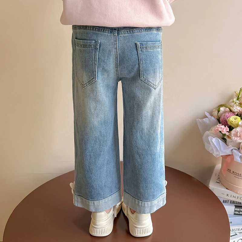 بنطلون جينز جديد للأطفال لعام 2026 مبطن بالصوف، سروال حراري دافئ للخريف والشتاء، بنطلون دنيم أنيق للفتيات، ملابس سفلية كاجوال للأطفال من 3-8 سنوات بنطلون جينز جديد للأطفال لعام 2026 مبطن بالصوف، سروال حراري دافئ للخريف والشتاء، بنطلون دنيم أنيق للفتيات، ملابس سفلية كاجوال للأطفال من 3-8 سنوات