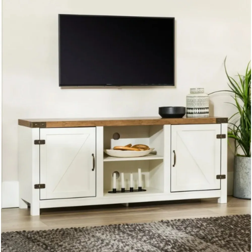 Modern Farmhouse Barn Door TV Stand for TVs Up to 65” White Freight Free Tv Stand Living Room Furniture Cabinet Stands
Modern Farmhouse Barn Door TV Stand for TVs Up to 65” White Freight Free Tv Stand Living Room Furniture Cabinet Stands