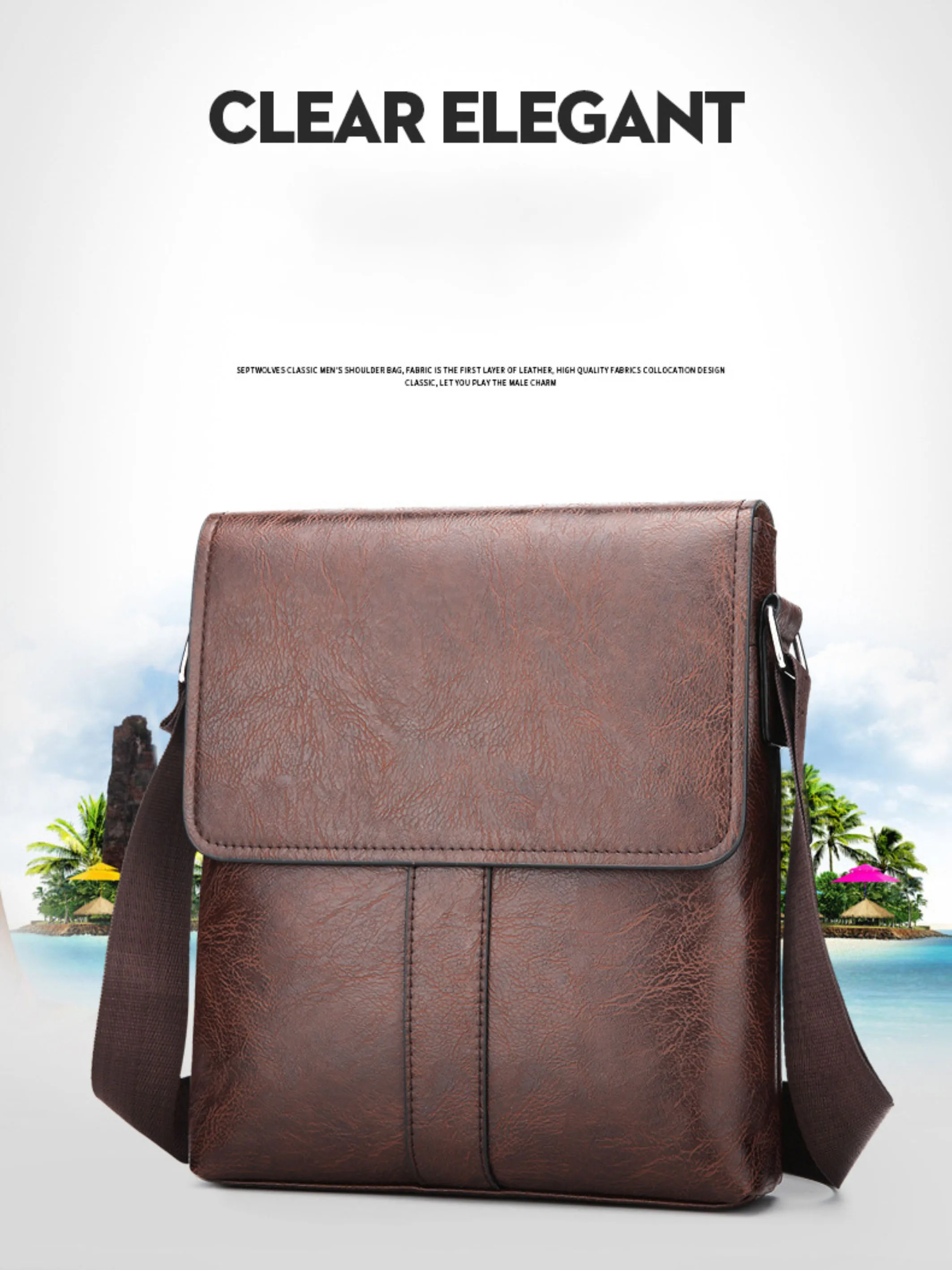 Soft leather shoulder bag, men's business casual bag, crossbody bag, men's bag, crossbody bag, small leather bag, hanging bag Soft leather shoulder bag, men's business casual bag, crossbody bag, men's bag, crossbody bag, small leather bag, hanging bag