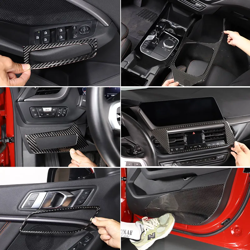 Для BMW 2 серии F44 2020-2023 Автомобильная центральная консоль панель переключения передач крышка ручки внутренней двери стикер для отделки автомобильные аксессуары для интерьера
Для BMW 2 серии F44 2020-2023 Автомобильная центральная консоль панель переключения передач крышка ручки внутренней двери стикер для отделки автомобильные аксессуары для интерьера