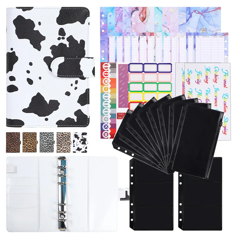 A6 Loose-Leaf Budget Book Leopard Print Notebook Book Leather PU Notebook book Binder Manual Book set Office Stationery
A6 Loose-Leaf Budget Book Leopard Print Notebook Book Leather PU Notebook book Binder Manual Book set Office Stationery