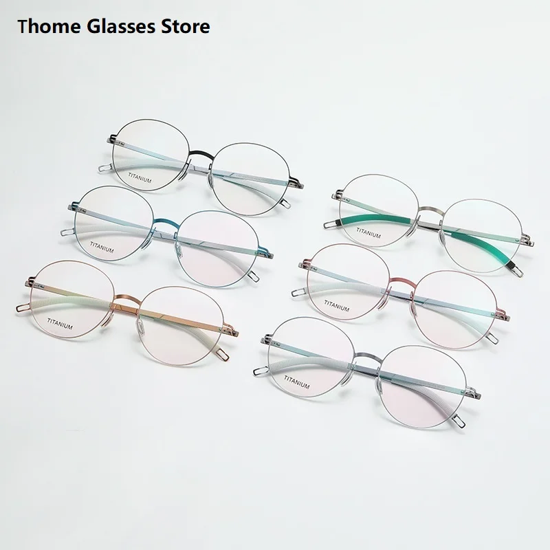 High Quality Round Titanium Eyeglasses for Big Face Dynamic Young Style Brand Design Optical Myopia Glasses Reading Eyewear 2023
High Quality Round Titanium Eyeglasses for Big Face Dynamic Young Style Brand Design Optical Myopia Glasses Reading Eyewear 2023