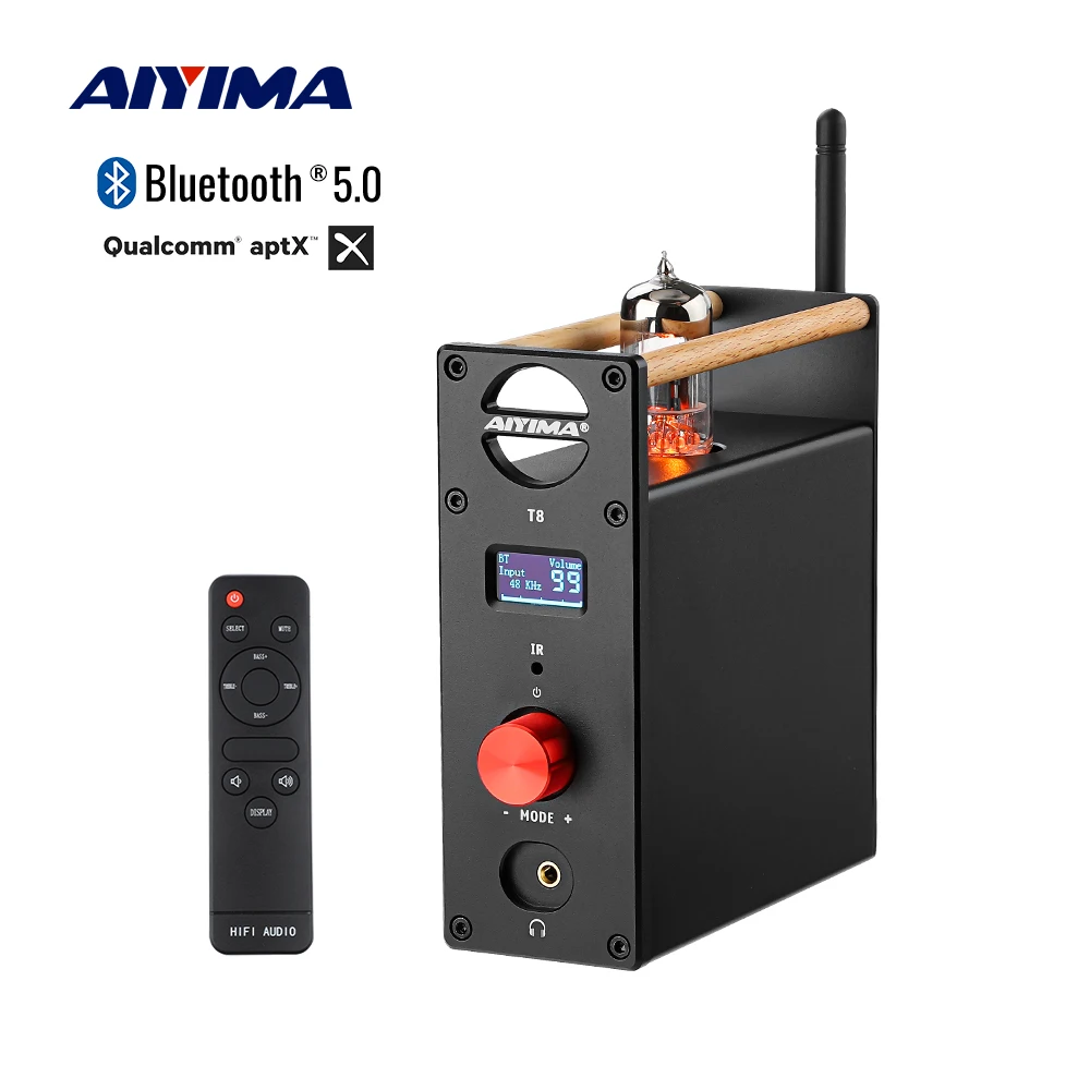 AIYIMA T8 усилитель звуковой трубки Bluetooth предусилитель декодер HIFI предусилитель для наушников USB DAC оптический коаксиальный вход RCA
AIYIMA T8 усилитель звуковой трубки Bluetooth предусилитель декодер HIFI предусилитель для наушников USB DAC оптический коаксиальный вход RCA