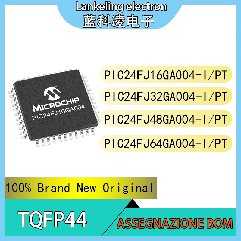 PIC24FJ16GA004-I/PT PIC24FJ32GA004-I/PT PIC24FJ48GA004-I/PT PIC24FJ64GA004-I/PT Integrated circuit TQFP44
PIC24FJ16GA004-I/PT PIC24FJ32GA004-I/PT PIC24FJ48GA004-I/PT PIC24FJ64GA004-I/PT Integrated circuit TQFP44