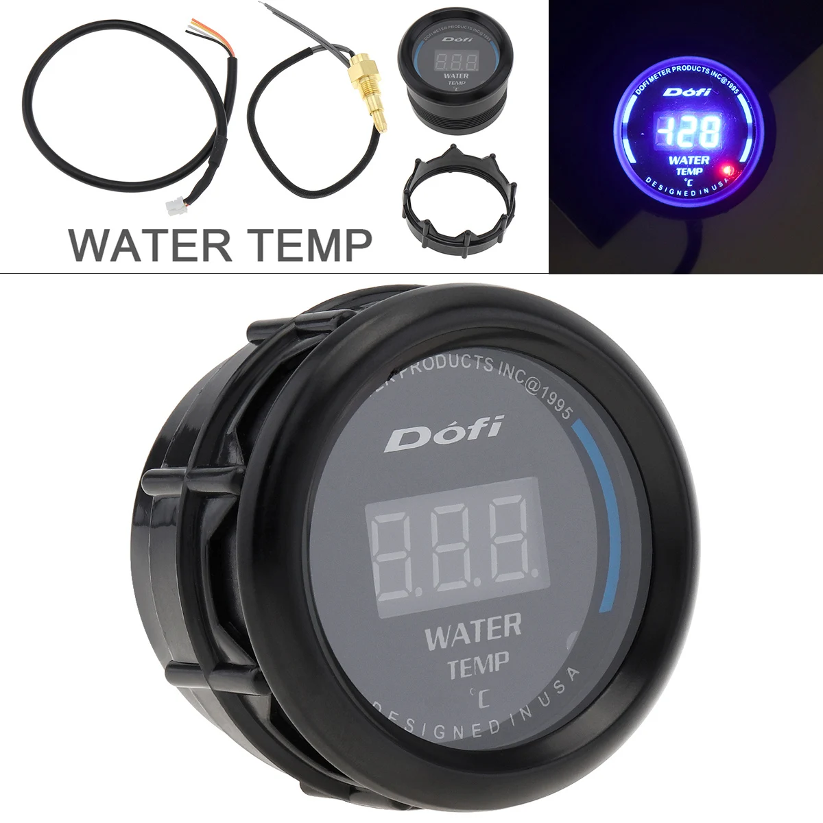 2 Inch 52mm Car LCD Digital LED Display Water Temp Gauge 20 -120 Celsius Blue Led Car Auto Gauge Meter with Electronic Sensor
2 Inch 52mm Car LCD Digital LED Display Water Temp Gauge 20 -120 Celsius Blue Led Car Auto Gauge Meter with Electronic Sensor