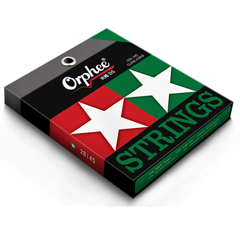 Orphee Classic Guitar Strings D Series Silver Plated Precision Winding String Anti Rust Dual Coating String Instrument Parts
Orphee Classic Guitar Strings D Series Silver Plated Precision Winding String Anti Rust Dual Coating String Instrument Parts