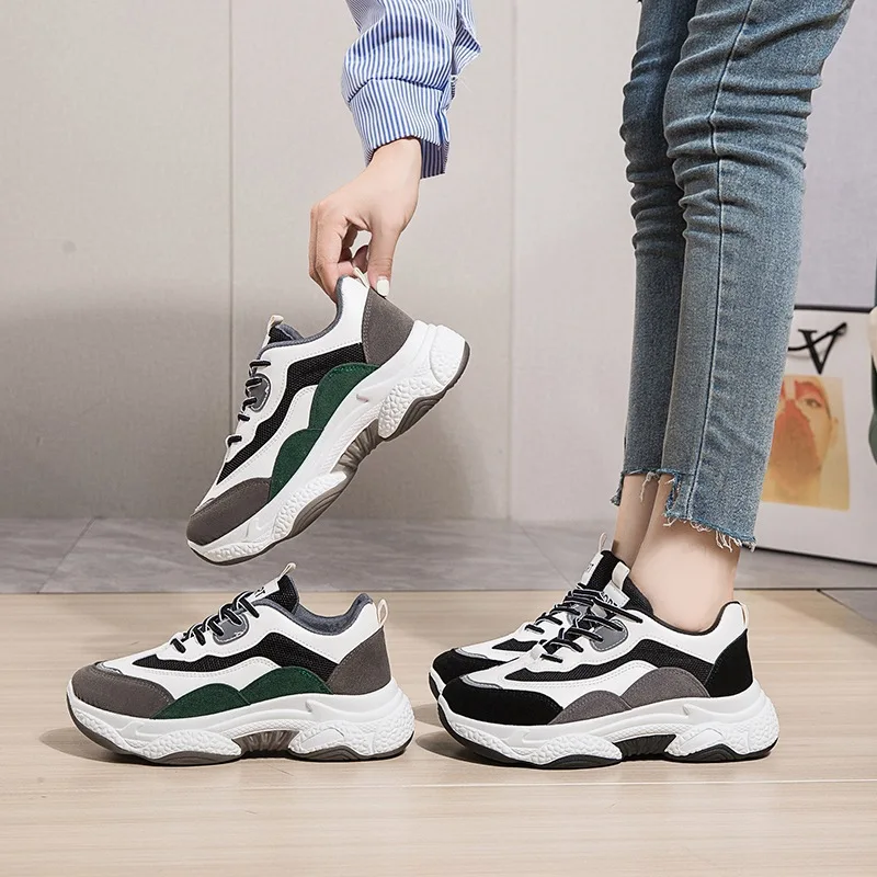 Spring Autumn Women Shoes 2023 New Mesh Platform Sneaker Woman Light Weight Sports Shoes Thick Sole Comfortable Running Shoes
Spring Autumn Women Shoes 2023 New Mesh Platform Sneaker Woman Light Weight Sports Shoes Thick Sole Comfortable Running Shoes