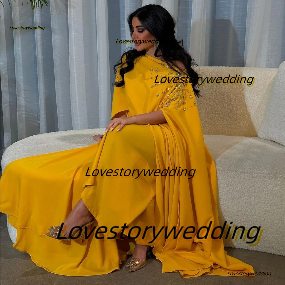 Lovestory Dubai Women Wear Robes Prom Dresses Beaded Crystals Evening Party Formal Occasion Dress Saudi Arabia Dubai Vestidos
Lovestory Dubai Women Wear Robes Prom Dresses Beaded Crystals Evening Party Formal Occasion Dress Saudi Arabia Dubai Vestidos