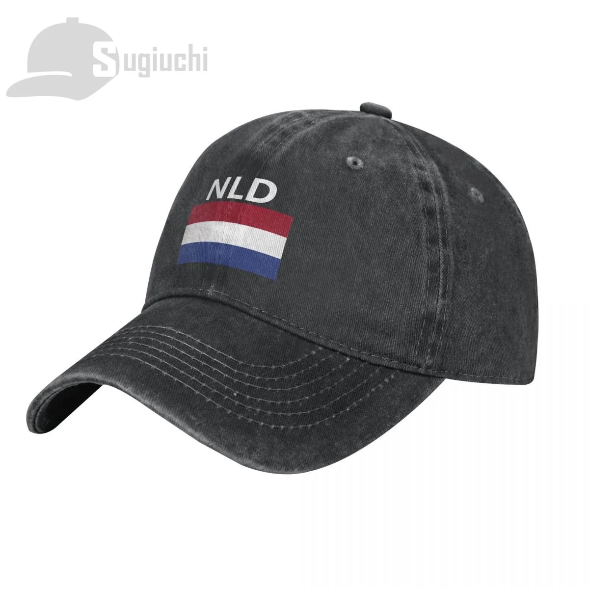 

Netherlands Flag With Letter Washed Cotton Cap Gorras Snapback Caps Baseball Dad Outdoors Travel Sun Hats Casquette