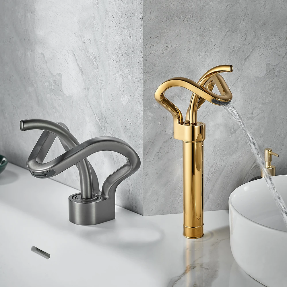 Luxury Brass Basin Faucet 1 Hole Sink Water Faucet Toilet Hot Cold Crane Mixer Waterfall Basin Tap Washbasin Faucet for Bathroom Luxury Brass Basin Faucet 1 Hole Sink Water Faucet Toilet Hot Cold Crane Mixer Waterfall Basin Tap Washbasin Faucet for Bathroom