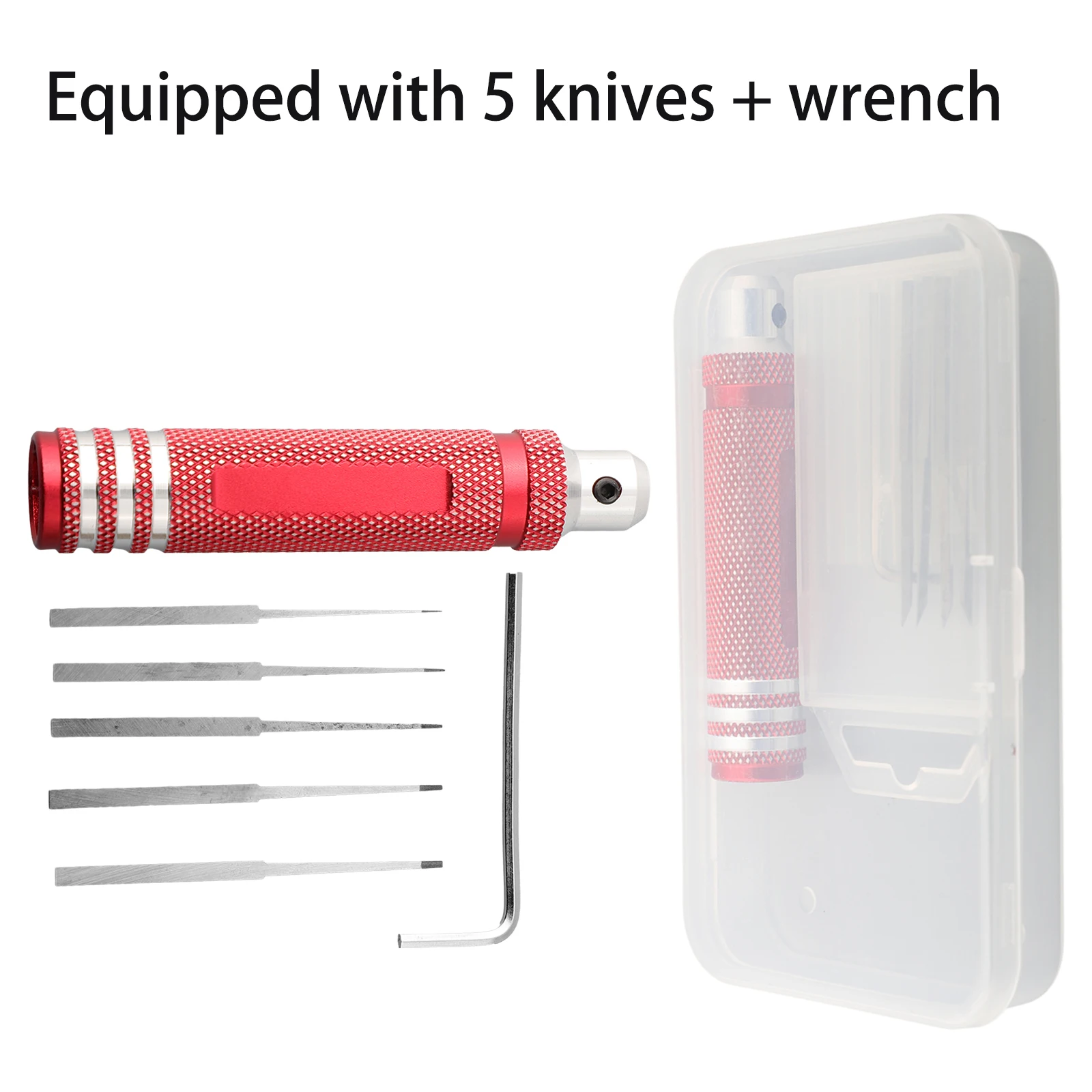 Brandneu Model Scriber With Blade 6pcs/set Anti-skid Handle Chisel For RC Car Hex Key Wrench Prime Resin Carved
Brandneu Model Scriber With Blade 6pcs/set Anti-skid Handle Chisel For RC Car Hex Key Wrench Prime Resin Carved
