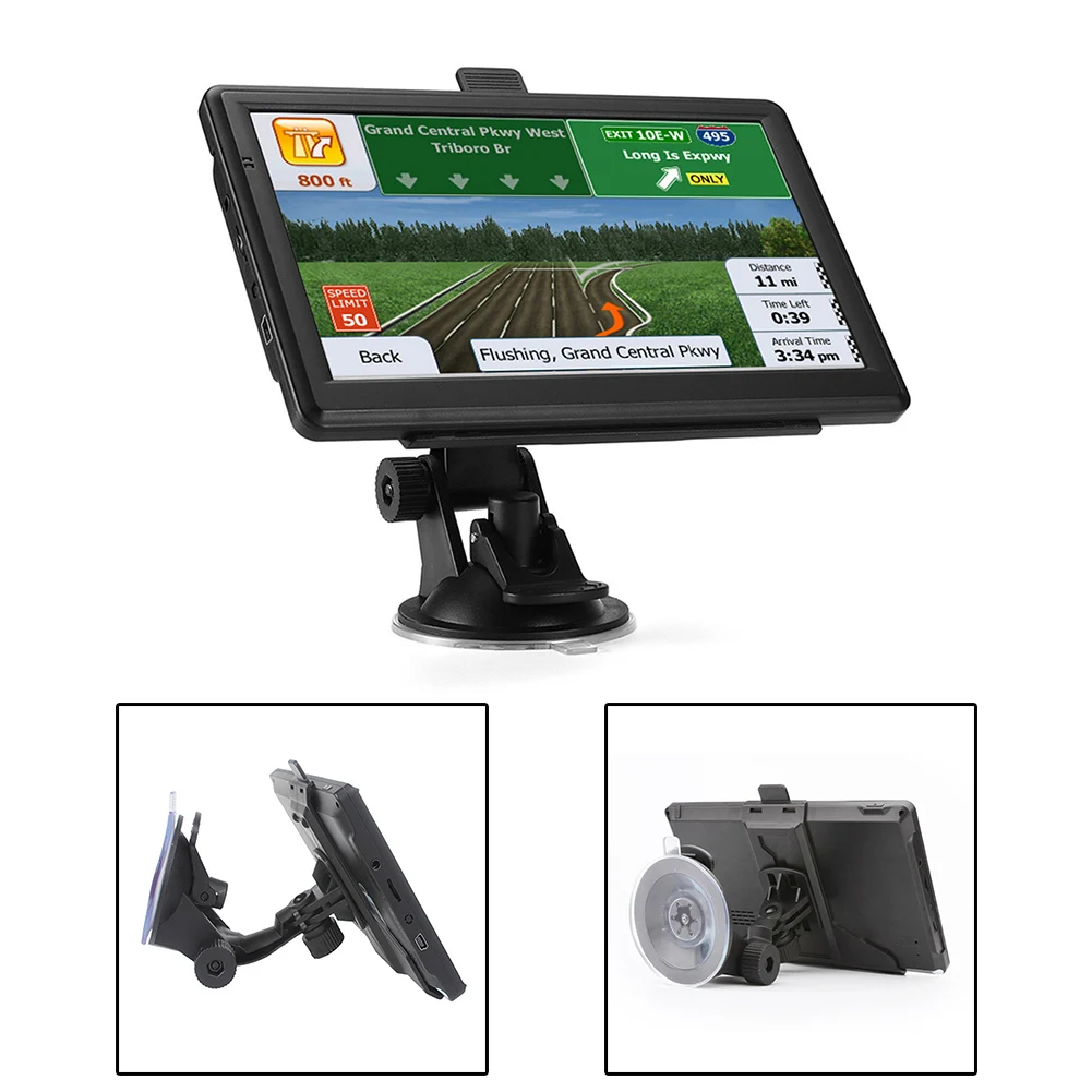 7 Inch GPS Navigation For Car Truck HGV Accessories HD Navigator Free Update Europe North America Map 256M+8GB FM Music Display
7 Inch GPS Navigation For Car Truck HGV Accessories HD Navigator Free Update Europe North America Map 256M+8GB FM Music Display