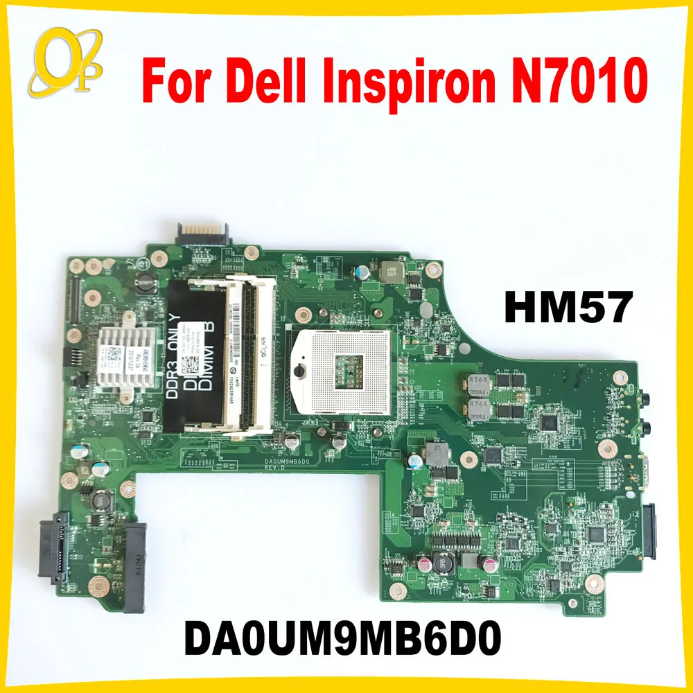 

CN-0GKH2C 0GKH2C GKH2C DA0UM9MB6D0 материнская плата для ноутбука Dell Inspiron N7010 материнская плата с HM57 DDR3 полностью протестирована