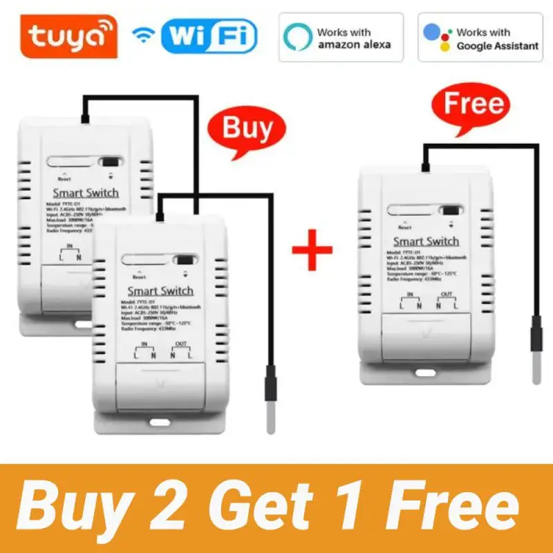 Умный термостат Tuya, 16 А, 3000 Вт, с мониторингом энергопотребления
Умный термостат Tuya, 16 А, 3000 Вт, с мониторингом энергопотребления