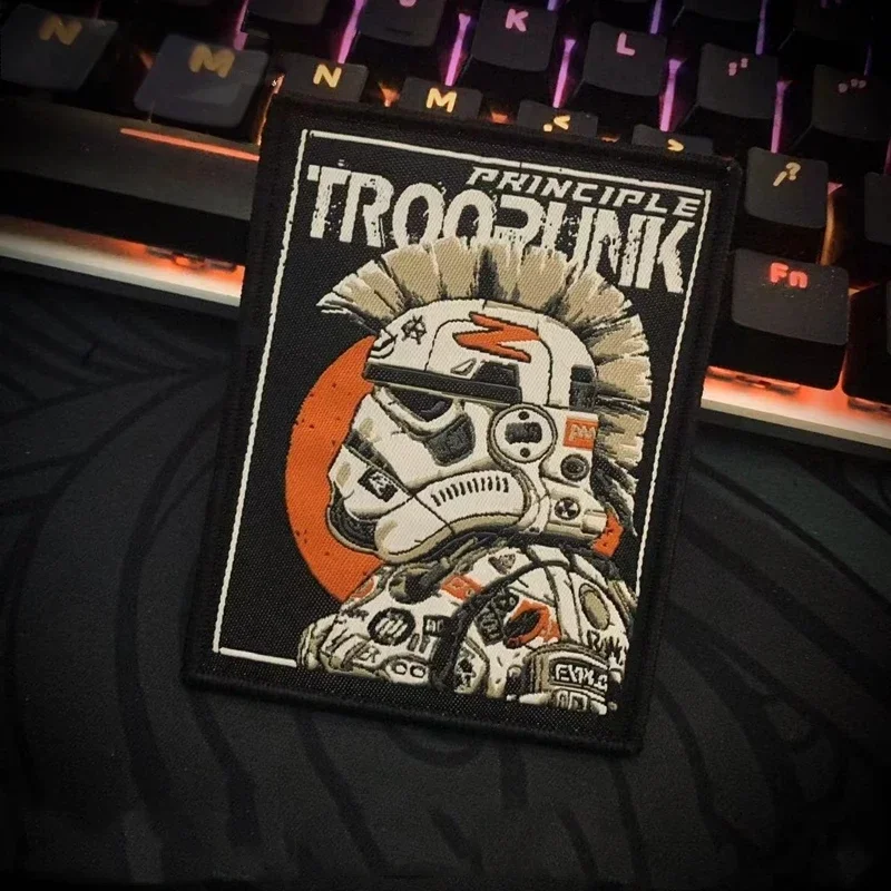 Stormtrooper Soldier Embroidery Patch Hook&Loop Fastener Military Patches Backpack Tactical Stickers Morale Badge Combat Armband
Stormtrooper Soldier Embroidery Patch Hook&Loop Fastener Military Patches Backpack Tactical Stickers Morale Badge Combat Armband