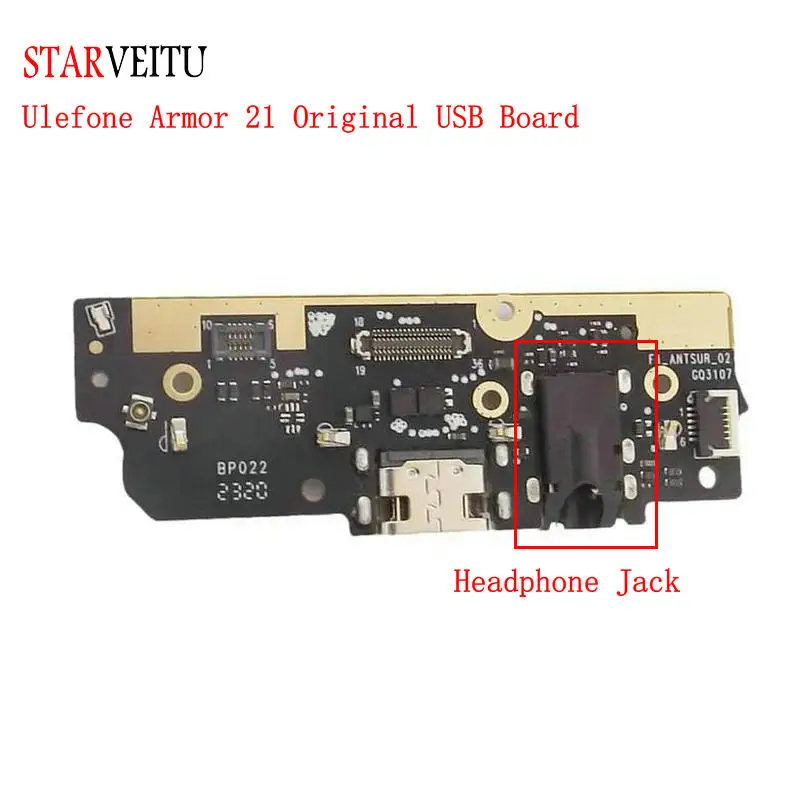 

For Ulefone Armor 21 Usb Board Original USB Charging Dock Headphone Jack Charge Circuits Mobile Phone Accessories