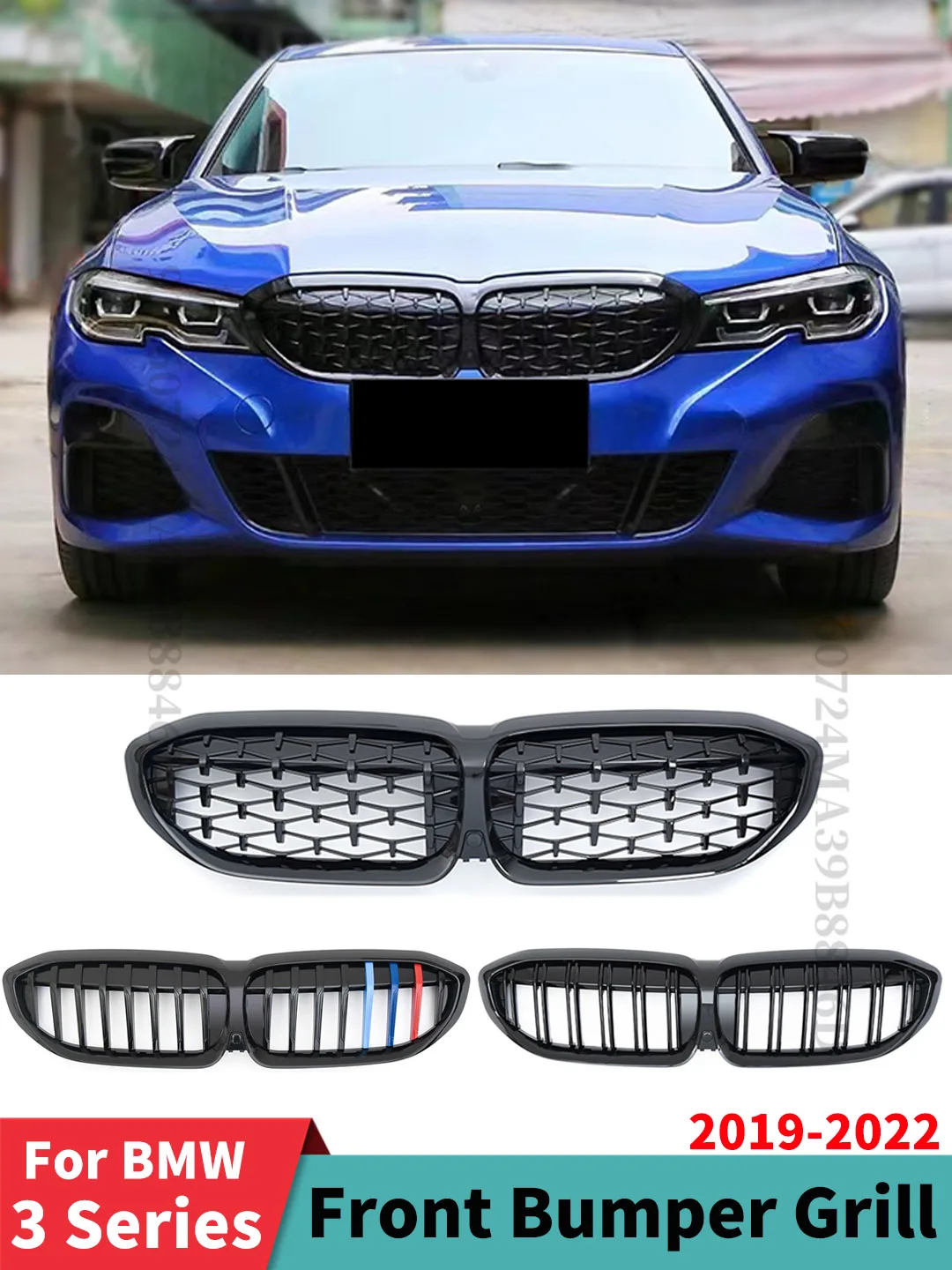 Front Bumper Kidney Grille Inlet Grill Grid Hood Mesh For BMW 3 G20 G21 2019 2020 2021 2022 and M Sport Tuning Accessories Trim
Front Bumper Kidney Grille Inlet Grill Grid Hood Mesh For BMW 3 G20 G21 2019 2020 2021 2022 and M Sport Tuning Accessories Trim