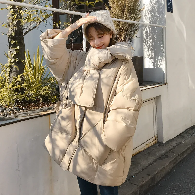 2023 New Scarf Down Coat Women's Mid length 7/4 Sleeve Loose Fashion Simple Fashion High Quality Coat
2023 New Scarf Down Coat Women's Mid length 7/4 Sleeve Loose Fashion Simple Fashion High Quality Coat