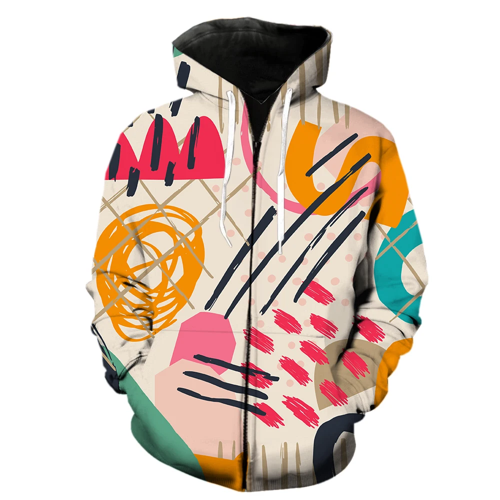 Abstract Art Graffiti Men's Zipper Hoodies 3D Printed Unisex Casual Fashion Tops Teens Harajuku With Hood Jackets 2022 Hot Sale
Abstract Art Graffiti Men's Zipper Hoodies 3D Printed Unisex Casual Fashion Tops Teens Harajuku With Hood Jackets 2022 Hot Sale