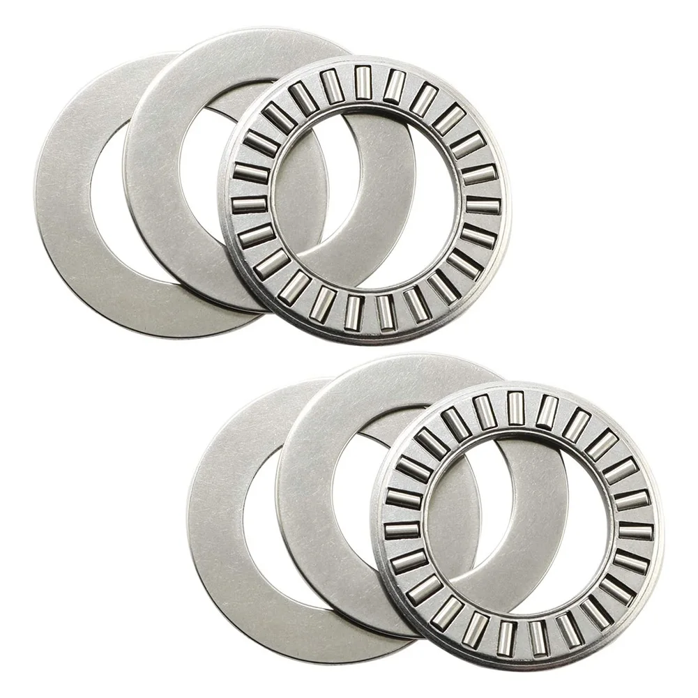 Long Lasting and smooth Operation Thrust Needle Roller Bearings 6 Sets Steel Cage Guides Heat Resistant Rollers
Long Lasting and smooth Operation Thrust Needle Roller Bearings 6 Sets Steel Cage Guides Heat Resistant Rollers