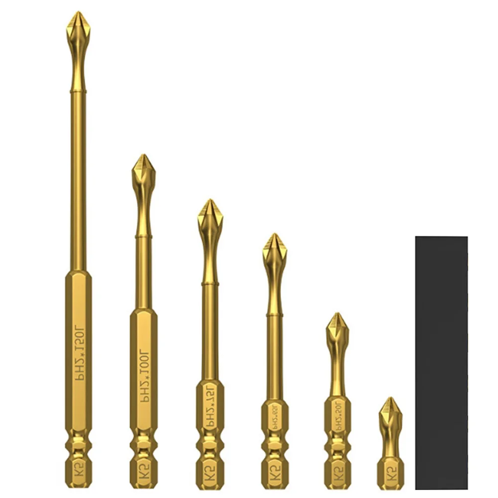 6PCS Non-slip PH2 Magnetic Batch Head Cross Screwdriver Impact Drill Bit 25-150mm Electric Tools For Electrician Power Tool
6PCS Non-slip PH2 Magnetic Batch Head Cross Screwdriver Impact Drill Bit 25-150mm Electric Tools For Electrician Power Tool